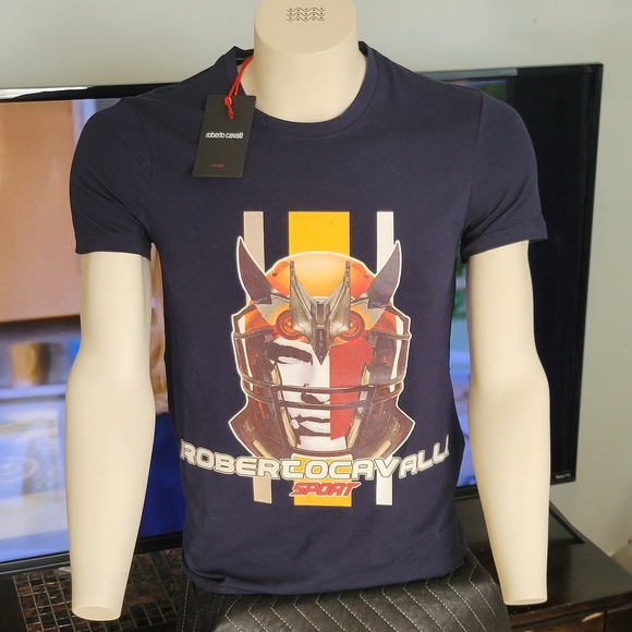 โ๏ธ ROBERTO CAVALLI SPORT MEN GRAPHIC PRINT Tee โ๏ธ - Picture 11 of 16